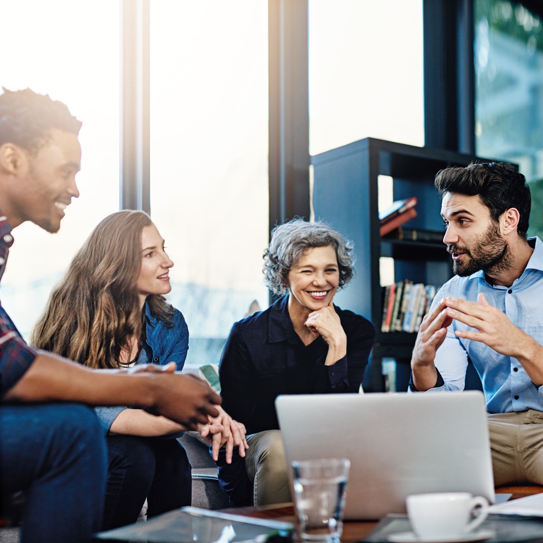 cropped shot of a group of creatives having a meeting in a modern office.