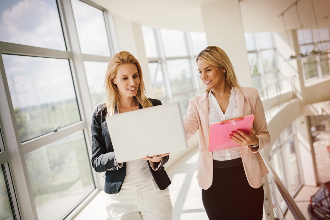 professional businesswomen working at office